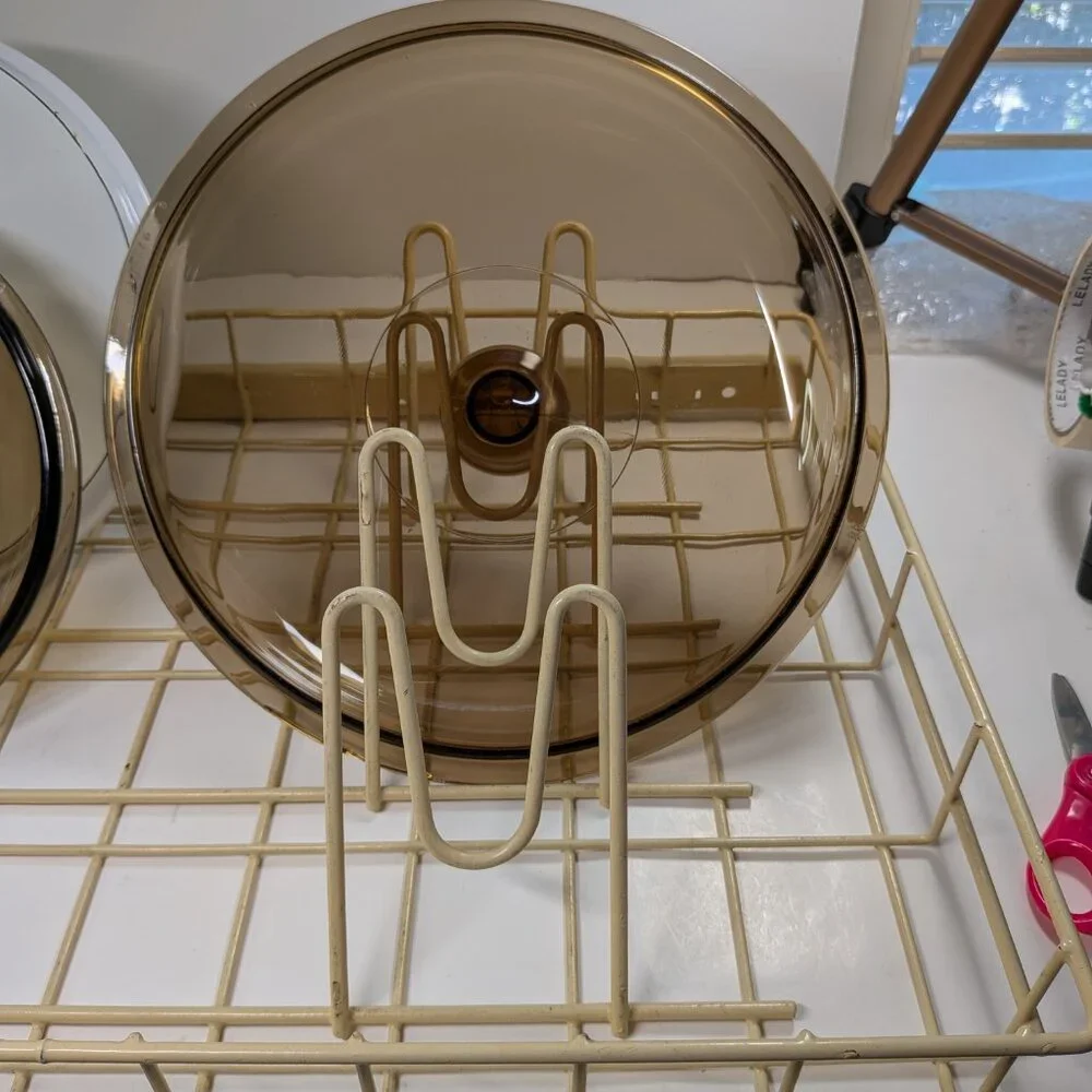 Retro Dishwasher Rack Organizer for HEAVY Scrapbook Storage or Pot Lid Holder
